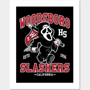 Woodsboro High School Mascot - Vintage Distressed Horror College Mascot Posters and Art